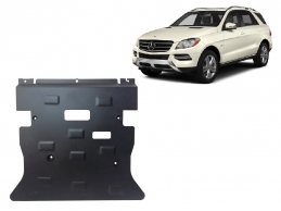 Steel sump guard for Mercedes ML W166