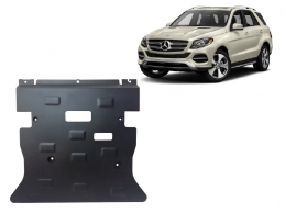 Steel sump guard for Mercedes GLE X166