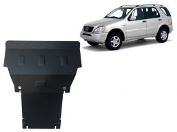 Steel sump guard for Mercedes ML W163