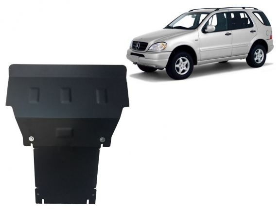 Steel sump guard for Mercedes ML W163