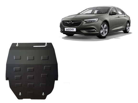 Steel sump guard for Vauxhall Insignia B