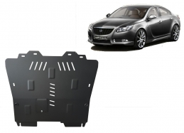 Steel sump guard for Vauxhall Insignia