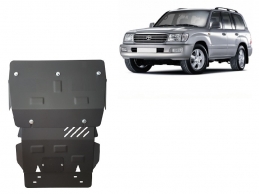 Steel sump guard for Toyota Land Cruiser J100