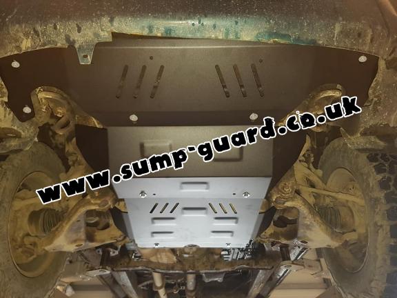 Steel sump guard for the protection of the engine and the radiator for Toyota Hilux