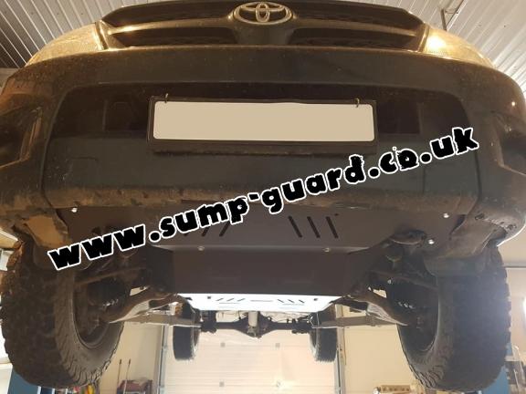 Steel sump guard for the protection of the engine and the radiator for Toyota Hilux