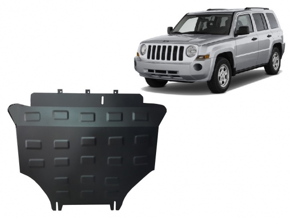 Steel sump guard for Jeep Patriot