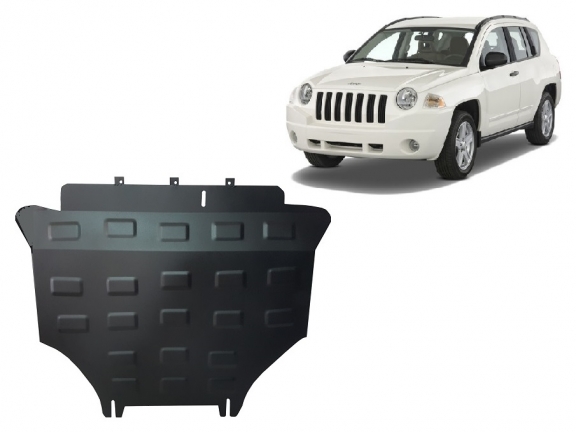 Steel sump guard for Jeep Compass