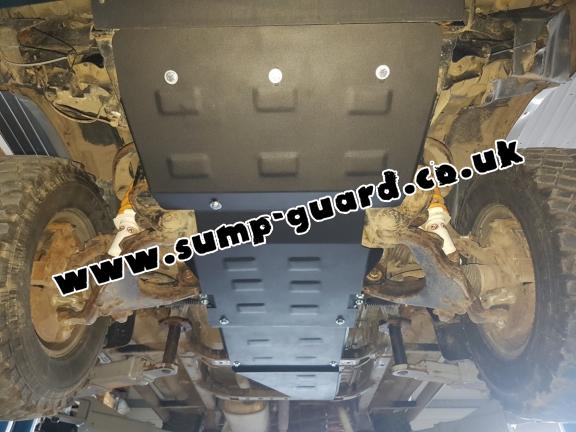 Steel sump guard for Toyota Land Cruiser J90