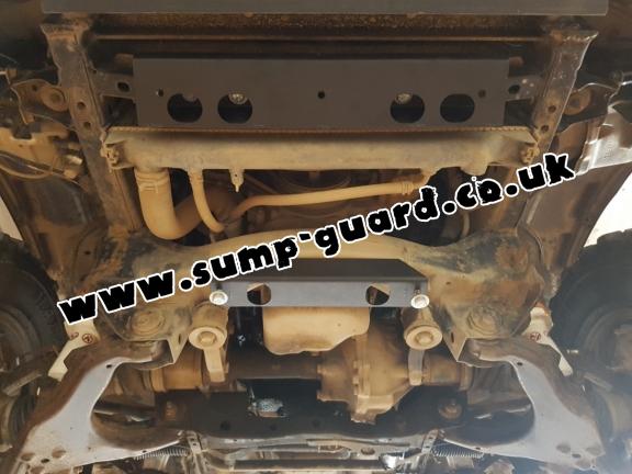 Steel gearbox guard for Toyota Land Cruiser J90 - only for 3 doors model