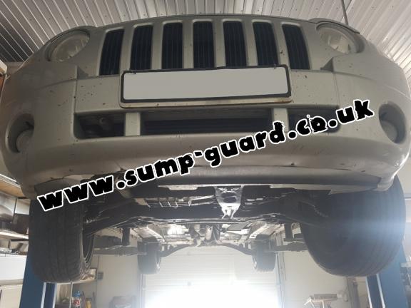 Steel sump guard for Jeep Compass