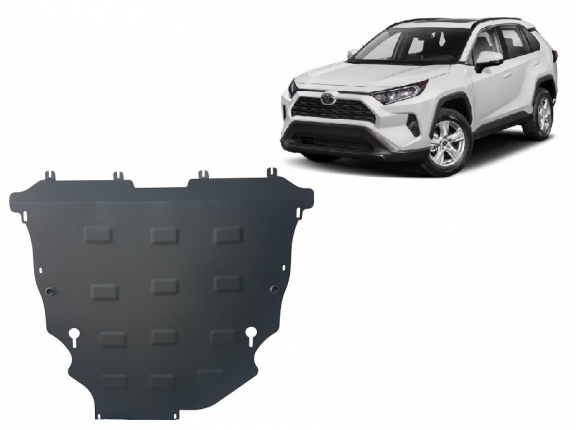Steel sump guard for Toyota Rav4