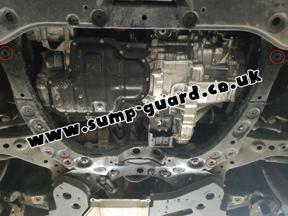 Steel sump guard for Toyota Rav4