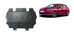 Steel sump guard for Citroen C4