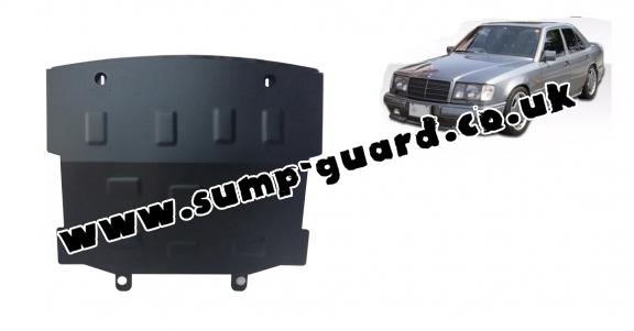 Steel sump guard for Mercedes E-Classe W124