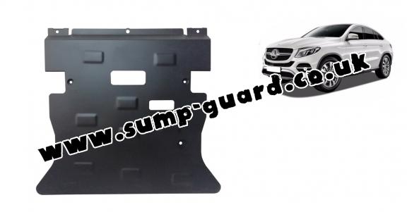 Steel sump guard for Mercedes GLE Coupe C292