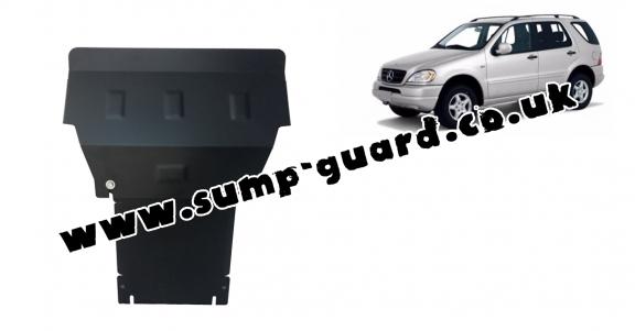 Steel sump guard for Mercedes ML W163