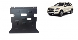 Steel sump guard for Mercedes ML W166