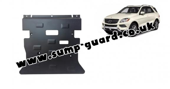 Steel sump guard for Mercedes ML W166