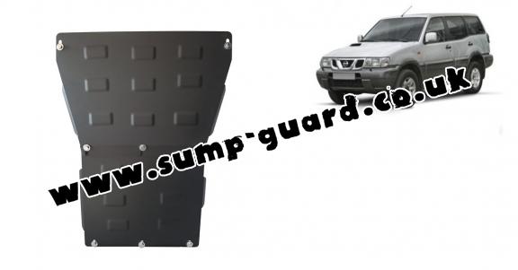 Steel sump guard for Nissan Terrano II 