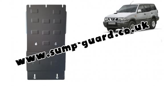 Steel gearbox guard for Nissan Terrano II 