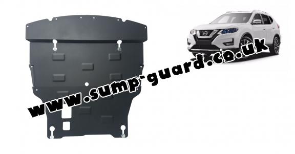 Steel sump guard for Nissan X-Trail T32