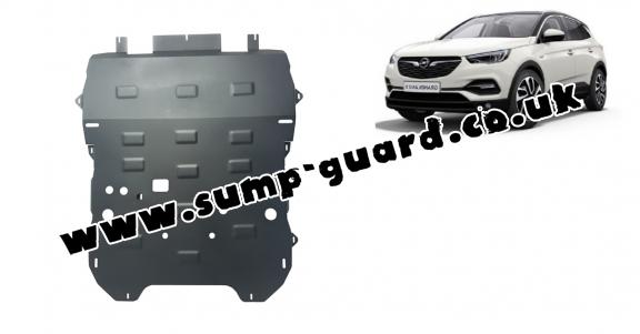 Steel sump guard for Vauxhall Grandland X