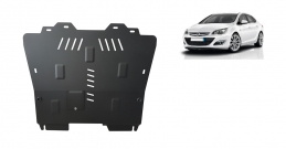 Steel sump guard for Vauxhall Astra J Sedan