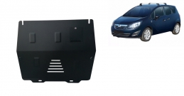 Steel sump guard for Vauxhall Meriva