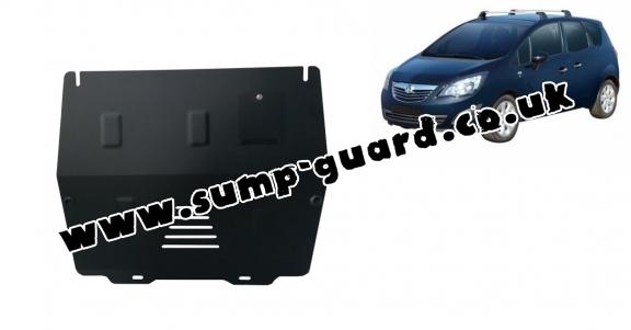 Steel sump guard for Vauxhall Meriva