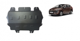 Steel sump guard for the protection of the engine and the gearbox for Peugeot 3008