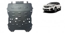 Steel sump guard for the protection of the engine and the gearbox for Peugeot 5008