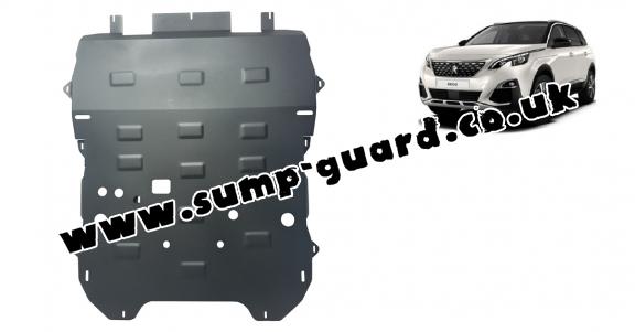 Steel sump guard for the protection of the engine and the gearbox for Peugeot 5008