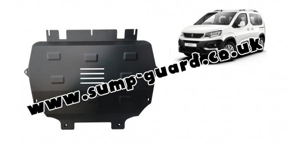 Steel sump guard for Peugeot Rifter / Partner