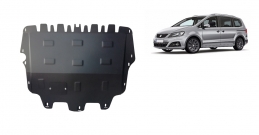 Steel sump guard for Seat Alhambra