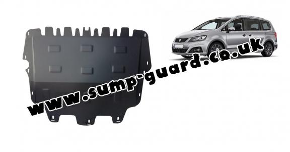 Steel sump guard for Seat Alhambra