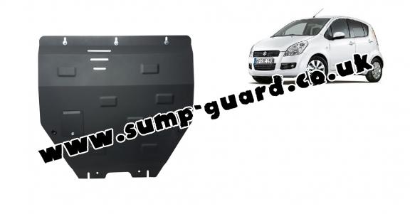 Steel sump guard for Suzuki Splash an