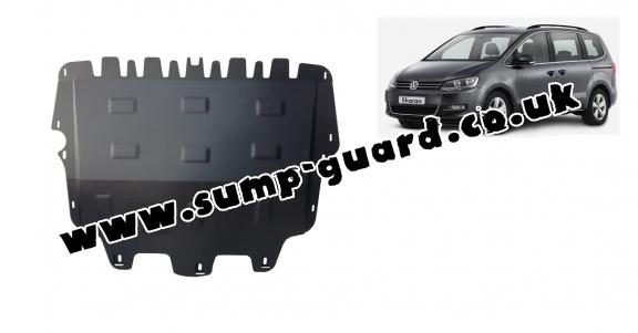 Steel sump guard for Volkswagen Sharan