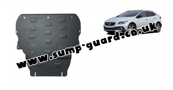 Steel sump guard for Volvo V40