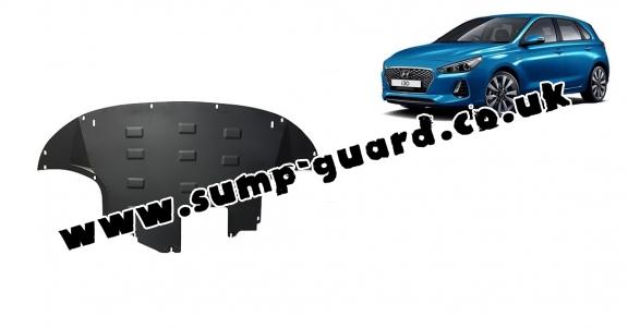 Steel sump guard for Hyundai I30