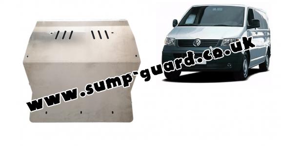 Aluminum sump guard for Volkswagen Transporter T5