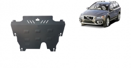 Steel sump guard for the protection of the engine and the gearbox for Volvo XC70