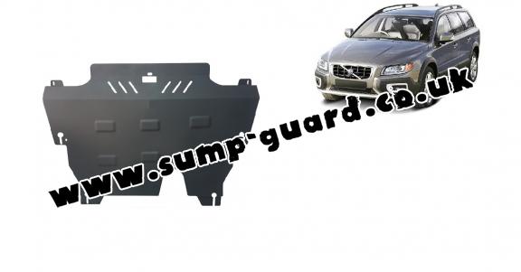 Steel sump guard for the protection of the engine and the gearbox for Volvo XC70