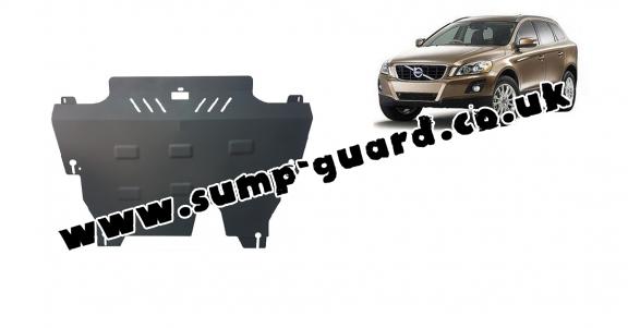 Steel sump guard for the protection of the engine and the gearbox for Volvo XC60