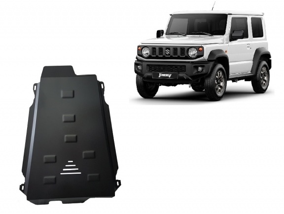 Steel transfer case guard for Suzuki Jimny - 3-door model