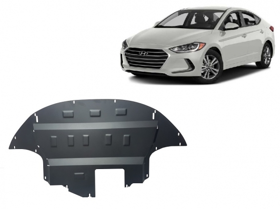Steel sump guard for  Hyundai Elantra