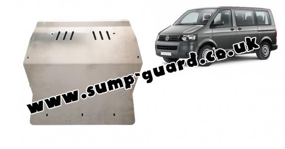 Aluminum sump guard for Volkswagen Transporter T5 Caravelle