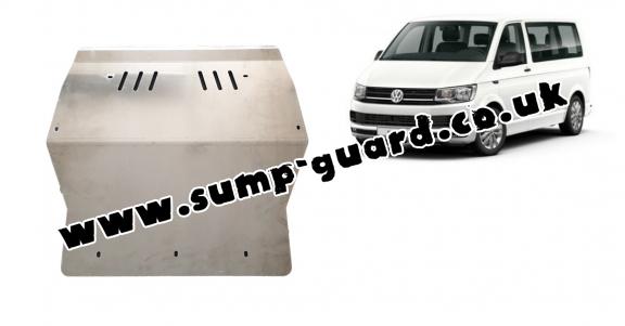 Aluminum sump guard for Volkswagen Volkswagen Transporter T6 Caravelle