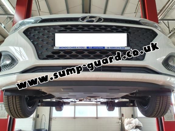 Steel sump guard for Hyundai i20