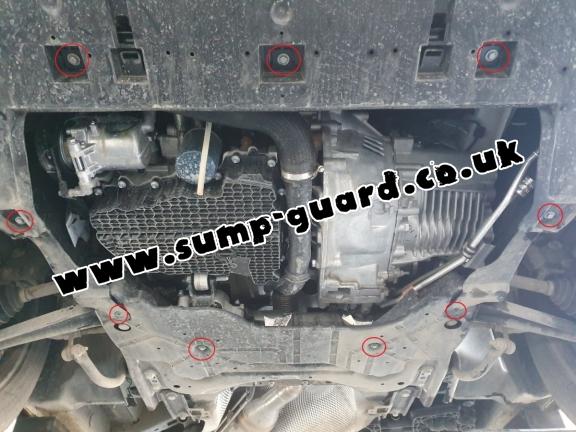 Steel sump guard for Vauxhall Zafira Life