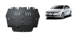 Steel sump guard for VW Passat B7